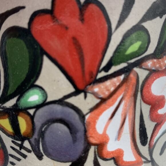 Tonala Mexican Pottery Red ware Coffee Mug San Luis Potosi Riaverde 16 Oz - Picture 7 of 9